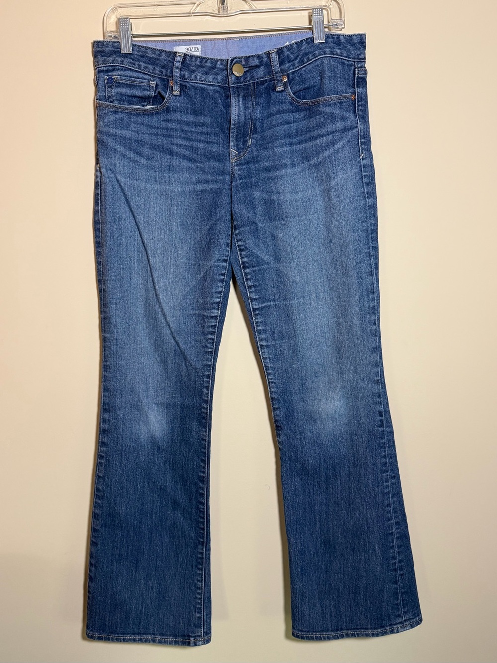 Gap Sexy Boot Jeans Womens 30x10R Medium Wash Bootcut Stretch Denim - Picture 2 of 10